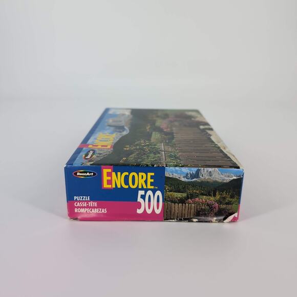 RoseArt Encore "Fenced Garden" 500 Fully Interlocking Piece Jigsaw Puzzle - GUC - Picture 7 of 10